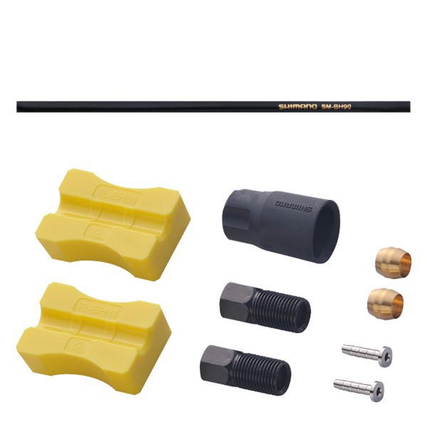 SHIMANO Durite de frein à disque SM-BH90-SS Droit 1700 mm Noir