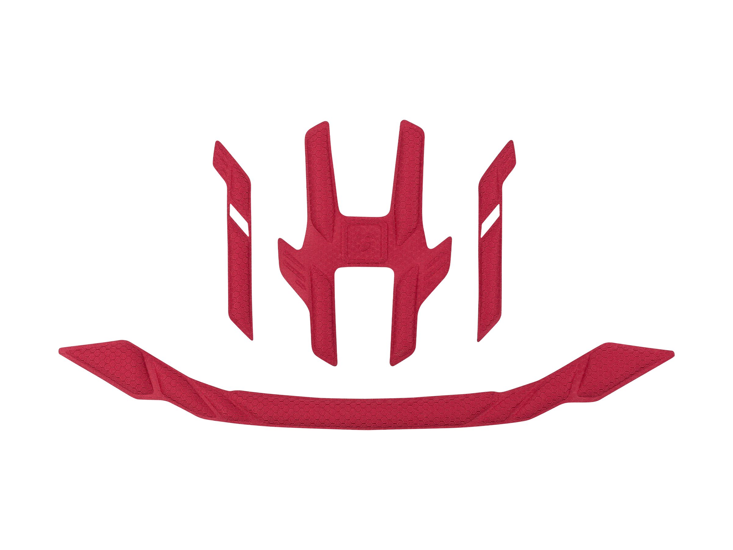 Pièce casque Bontrager Quantum Mips Pad Red Set
