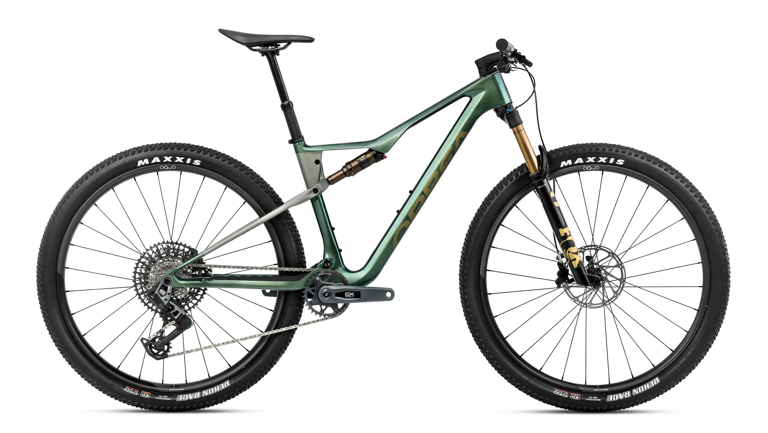 2026 - ORBEA OIZ M10 AXS M Seaweed Carbon View (Gloss) - Spaceship Green (Matt)